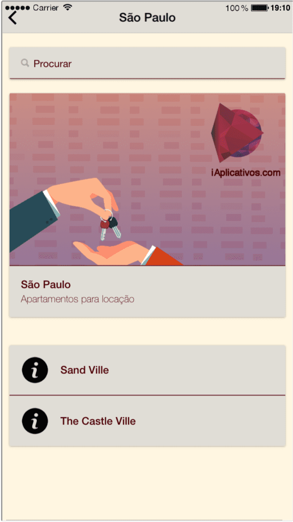 Imóveis Separados por bairro